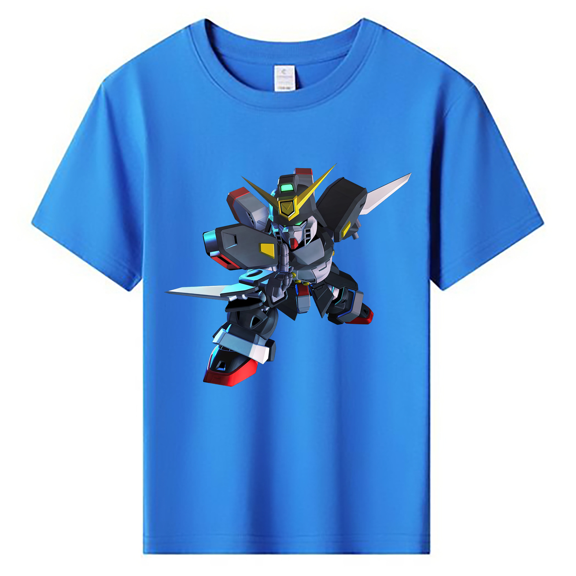（画像用） 機動戦士ガンダム Mobile Suit Gundam 綿100％キッズTシャツ（フロントプリント）